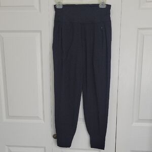 Athleta Black High-Waisted Joggers, Size XSP